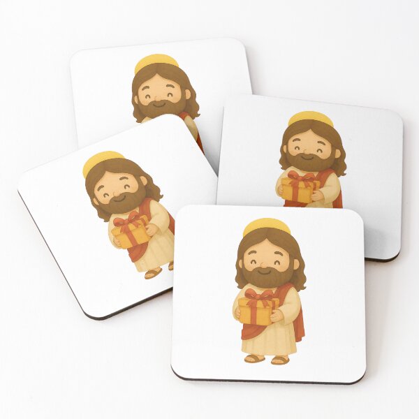 Item preview, Kawaii Jesus Holding a Gift, Christian, Faith, Religious  designed and sold by stylishdzign.