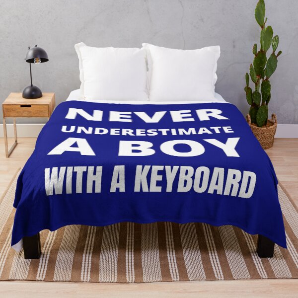 Item preview, Never underestimate a boy with a keyboard designed and sold by fev-rocks.