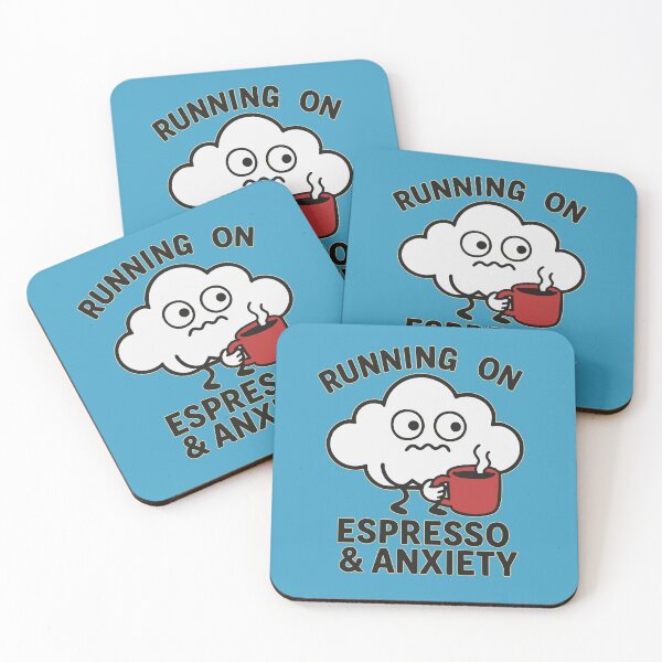Item preview, Caffeinated Cloud – Espresso & Anxiety designed and sold by TeeLabDesign.
