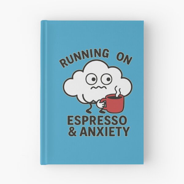 Item preview, Caffeinated Cloud – Espresso & Anxiety designed and sold by TeeLabDesign.