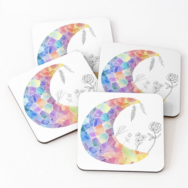 Item preview, Mosaic moon designed and sold by Pure Little Glitty.