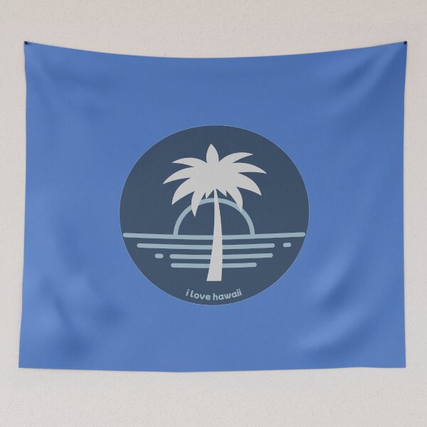 Item preview, "i love hawaii" The Midnight Blue designed and sold by YsDesignsHawaii.