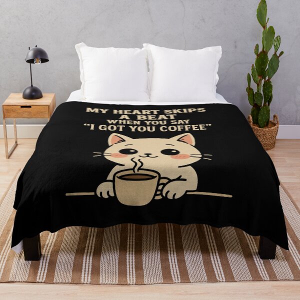 Item preview, My Heart Skips A Beat When You Say "I Got You Coffee" designed and sold by DemureArtsy.