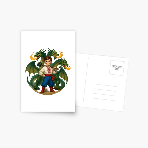 Item preview, Kotygoroshko (Ukrainian hero boy) designed and sold by TrillStalk.