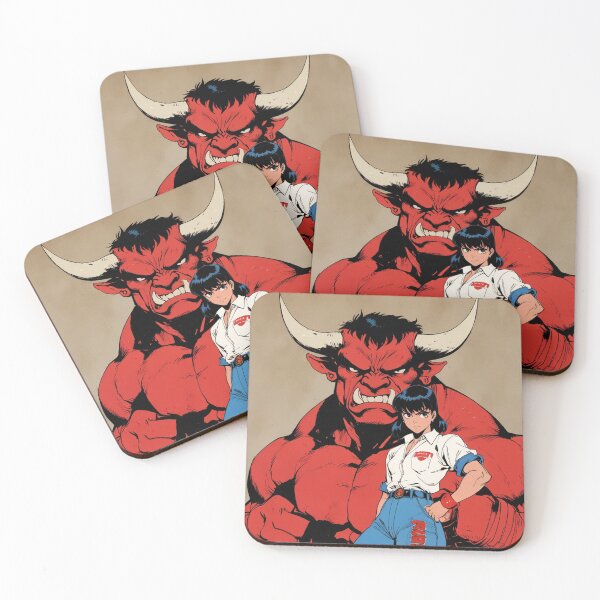Item preview, Angry bull with Japanese anime style designed and sold by MerlinWear.