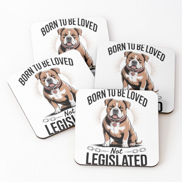 Item preview, XL bully, Born to be loved not legislated designed and sold by InkInduldge.