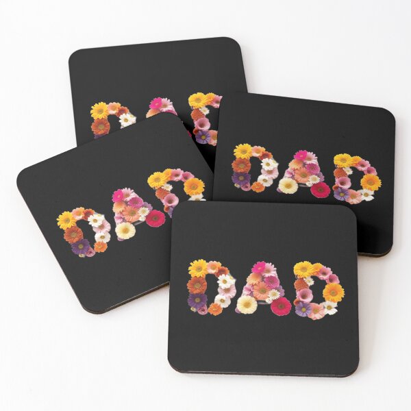 Item preview, Floral DAD Letter Art – Colorful Flower Typography Gift designed and sold by PrimeColors.