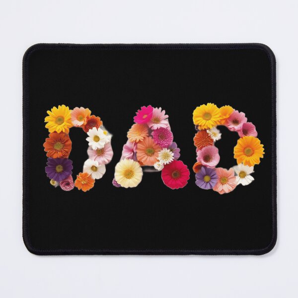 Item preview, Floral DAD Letter Art – Colorful Flower Typography Gift designed and sold by PrimeColors.