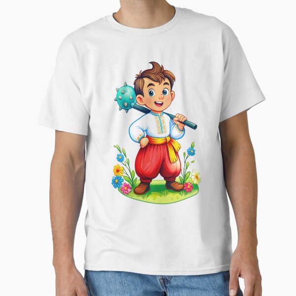 Item preview, Kotygoroshko (Ukrainian hero boy) designed and sold by TrillStalk.