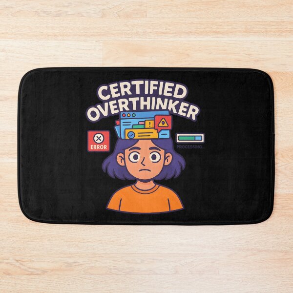 Item preview, Certified Overthinker Processing Thoughts designed and sold by MysticArtisan.