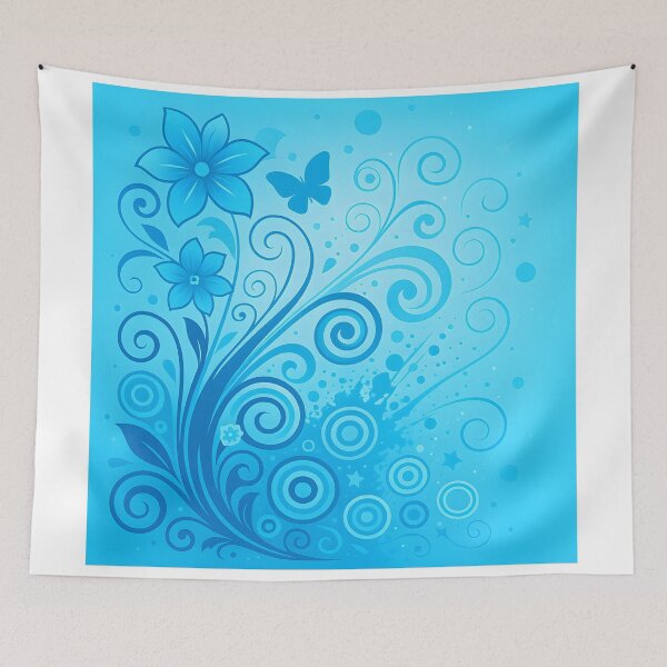 Item preview, Neo Y2K Aesthetic - Vector Flourish - Blue designed and sold by gustavotiano.