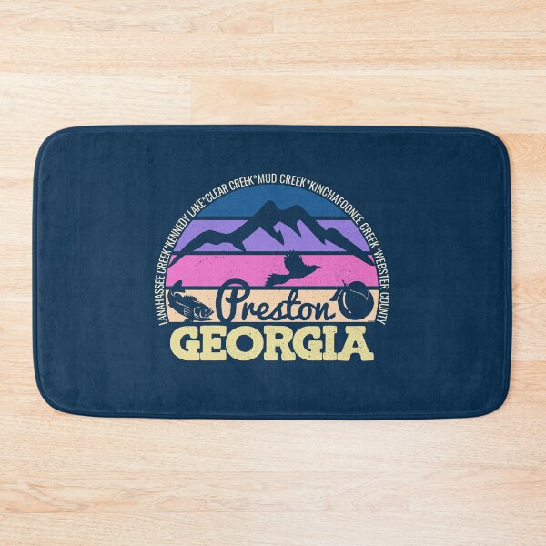 Item preview, Preston Georgia Sunset Retro Vintage Local Pride Logo designed and sold by CRHPOD20.