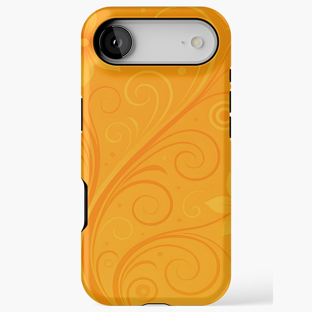 Neo Y2K Aesthetic - Vector Flourish - Orange