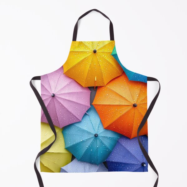 Item preview, Raindrop Symphony - Colorful Umbrellas from Above designed and sold by AngelottiCR.