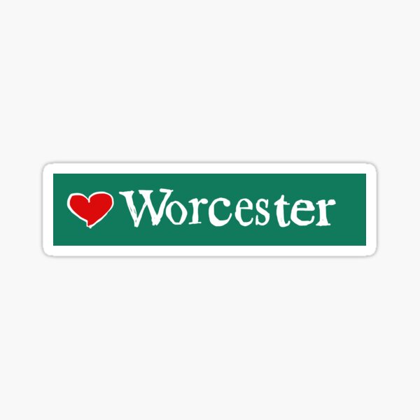 Item preview, Handwritten Worcester Street Sign designed and sold by Alpacalamity.