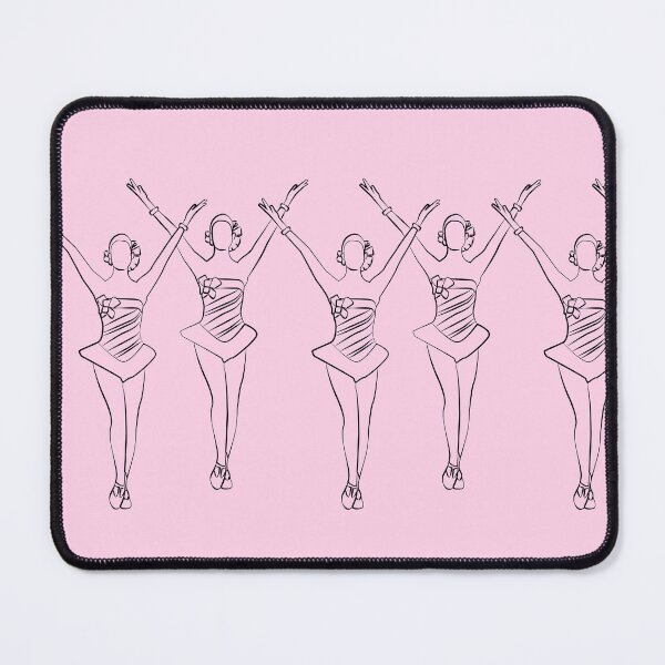 Item preview, Rockettes dancer pose line designed and sold by clawinyourback.