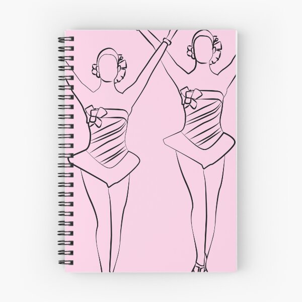 Item preview, Rockettes dancer pose line designed and sold by clawinyourback.