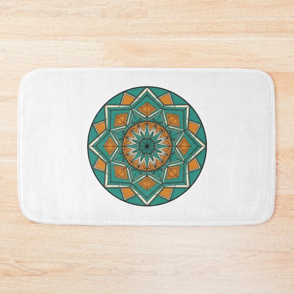 Item preview, Geometric Mandala with Earthy Tones designed and sold by JonnTerr.