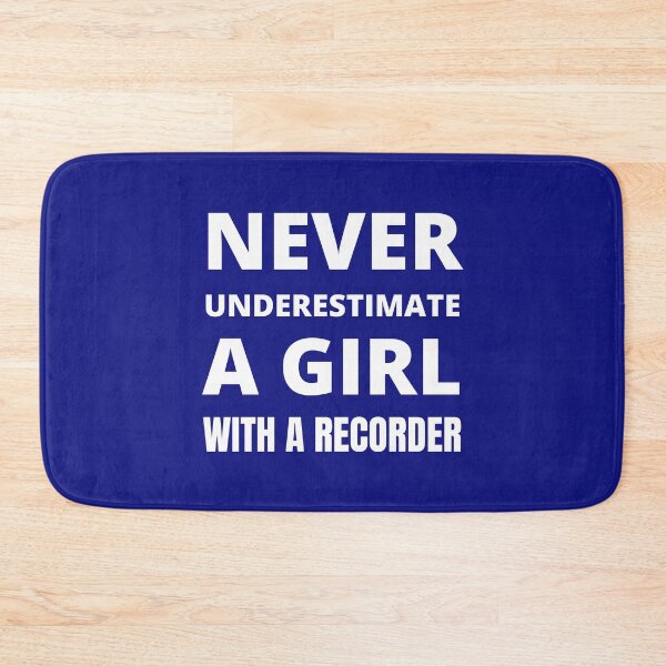 Item preview, Never underestimate a girl with a recorder designed and sold by fev-rocks.