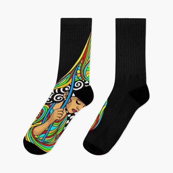 Item preview, Surreal Mother’s Tear Art – Tribal Pop Art Expression of Grief and Strength designed and sold by DrawHandArt.