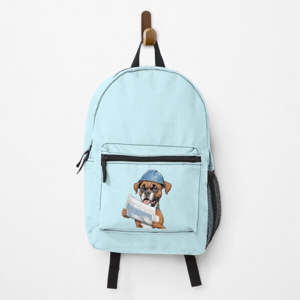 Item preview, Unique Funny Boxer Dog Owner - Engineer Cartoon Gift – Whimsical Pet-Themed Artwork – Pet and Owner Humor Cartoons designed and sold by KoraTalks.