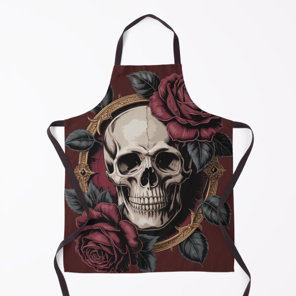 Item preview, Skull and Roses T-Shirt - Edgy Floral Design designed and sold by Skulls, Gothic, Witches & Darkness.