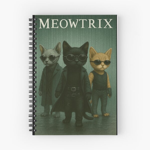 Item preview, “The Meowtrix” designed and sold by GrimwellStudios.