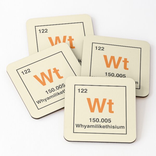 Item preview, Element of Self-Questioning Funny Periodic Table Humor Selfquestium designed and sold by Stadify.