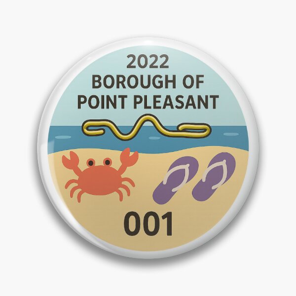 Item preview, Point Pleasant Beach Badge, New Jersey Shore designed and sold by jgrossman.