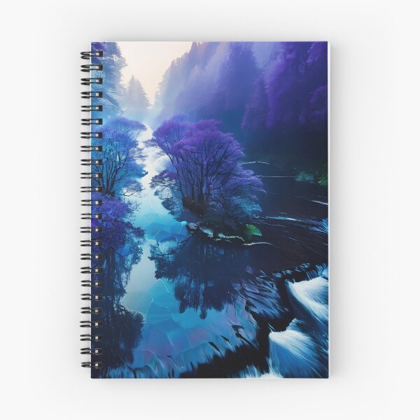 Item preview, Blue River Falls designed and sold by Midnight Daze Studio.