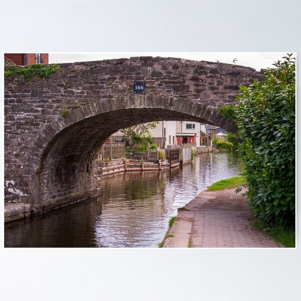 Item preview, Bridge over the Monmouthshire and Brecon Canal at Brecon designed and sold by Harmony Of The Mind.