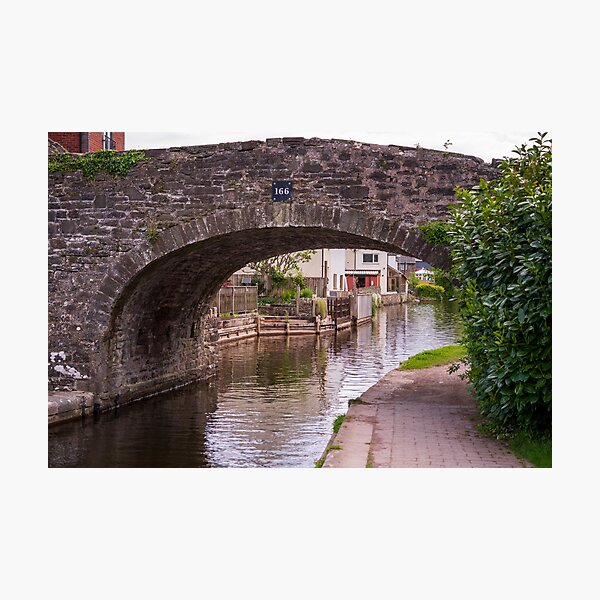 Item preview, Bridge over the Monmouthshire and Brecon Canal at Brecon designed and sold by Harmony Of The Mind.