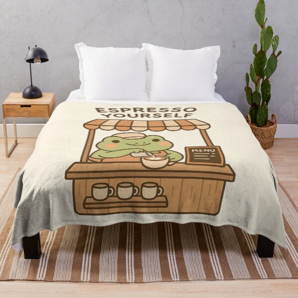 Item preview, Espresso yourself frog barista designed and sold by DeVeauDesign.