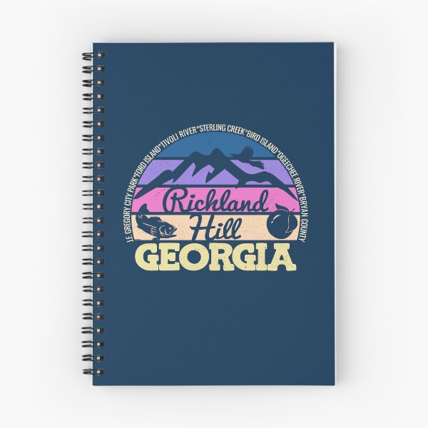 Item preview, Richland Hill Georgia Sunset Retro Vintage Local Pride Logo designed and sold by CRHPOD20.
