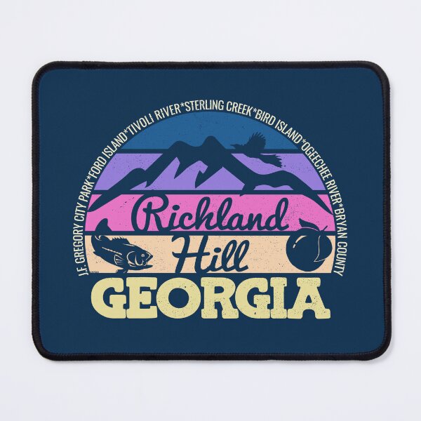 Item preview, Richland Hill Georgia Sunset Retro Vintage Local Pride Logo designed and sold by CRHPOD20.