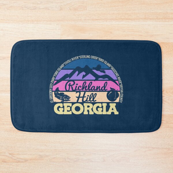 Item preview, Richland Hill Georgia Sunset Retro Vintage Local Pride Logo designed and sold by CRHPOD20.