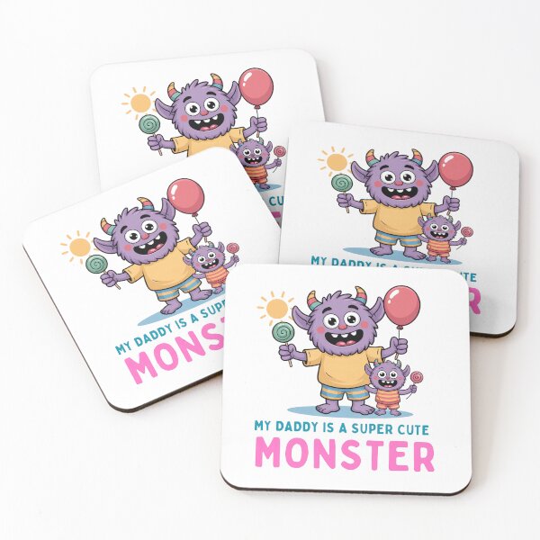 Item preview, My Daddy is a Super Cute Monster designed and sold by Sweet Shirts.