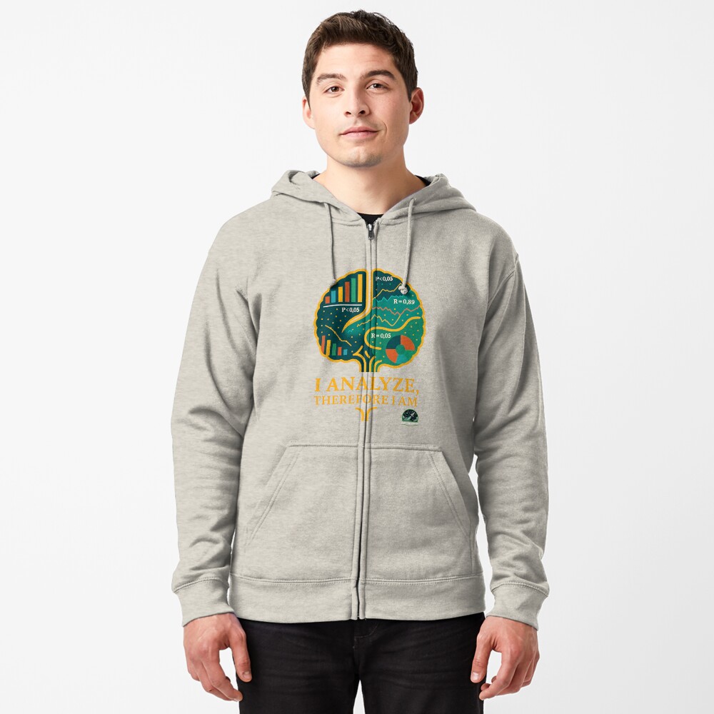 Item preview, Zipped Hoodie designed and sold by DataVoyagers.