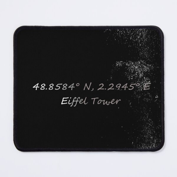 Item preview, Eiffel Tower Coordinates designed and sold by Unleashed Boundaries.