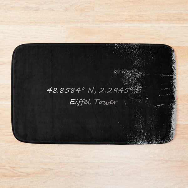 Item preview, Eiffel Tower Coordinates designed and sold by Unleashed Boundaries.
