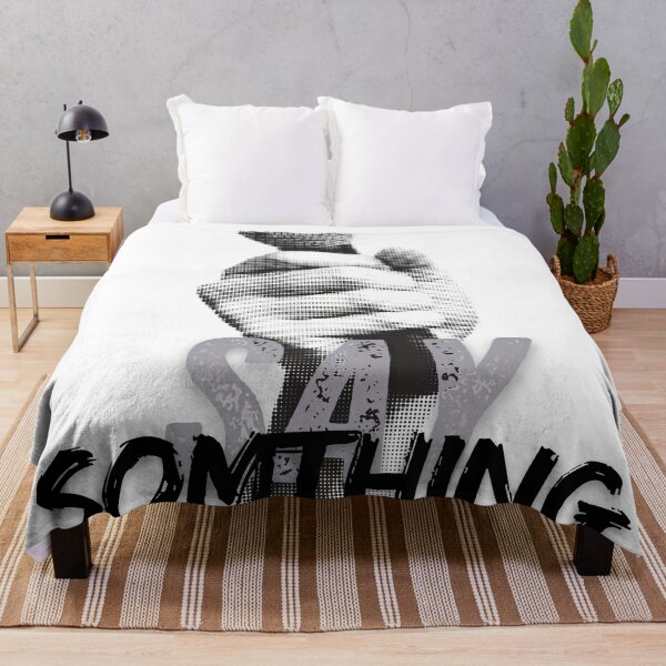 Item preview, Vintage Mic Halftone Collage - 'Say Somthing' Retro Music Art designed and sold by colorsofpixel.