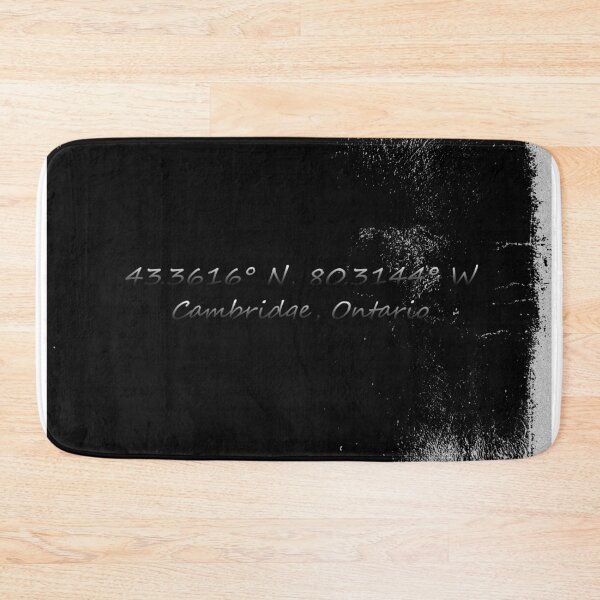 Item preview, Cambridge Ontario Coordinates designed and sold by Unleashed Boundaries.
