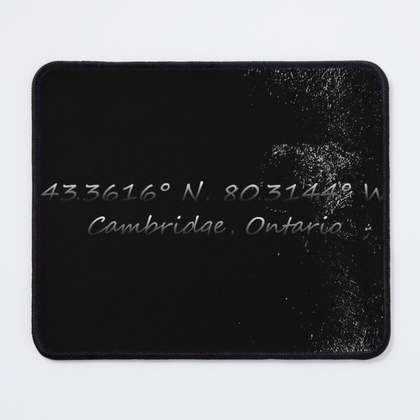 Item preview, Cambridge Ontario Coordinates designed and sold by Unleashed Boundaries.