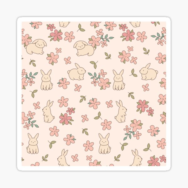 Item preview, Floral Bunny designed and sold by MysticFoxy.