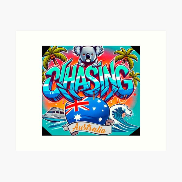 Item preview, Chasing Australia 2 designed and sold by DruckundFolienDepot.
