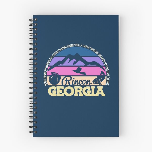 Item preview, Rincon Georgia Sunset Retro Vintage Local Pride Logo designed and sold by CRHPOD20.