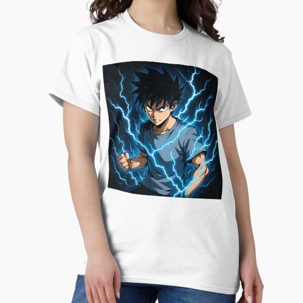 Item preview, Electric Anime Warrior with Lightning Power Surge designed and sold by Amr Siam.
