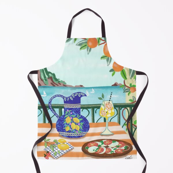 Artikelvorschau, Italien Amalfi Positano Capri Zitrone Orange Zitrus Spritz Cocktail Teatime entworfen und verkauft von Natasha May Design.