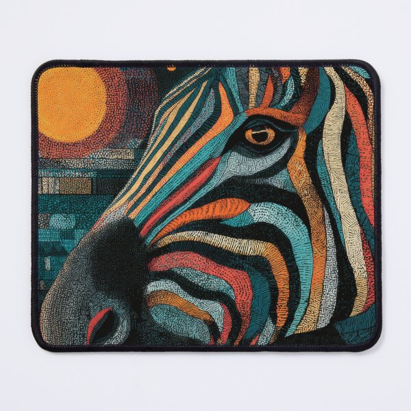 Item preview, Tiled Zebra designed and sold by AutoPopStudio.