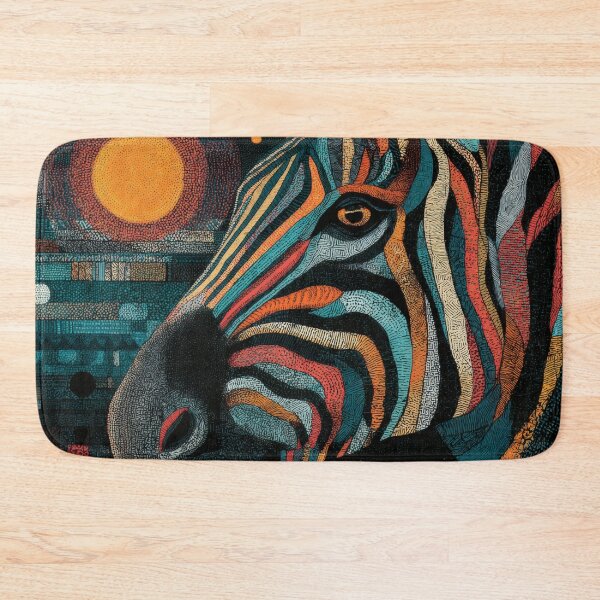 Item preview, Tiled Zebra designed and sold by AutoPopStudio.